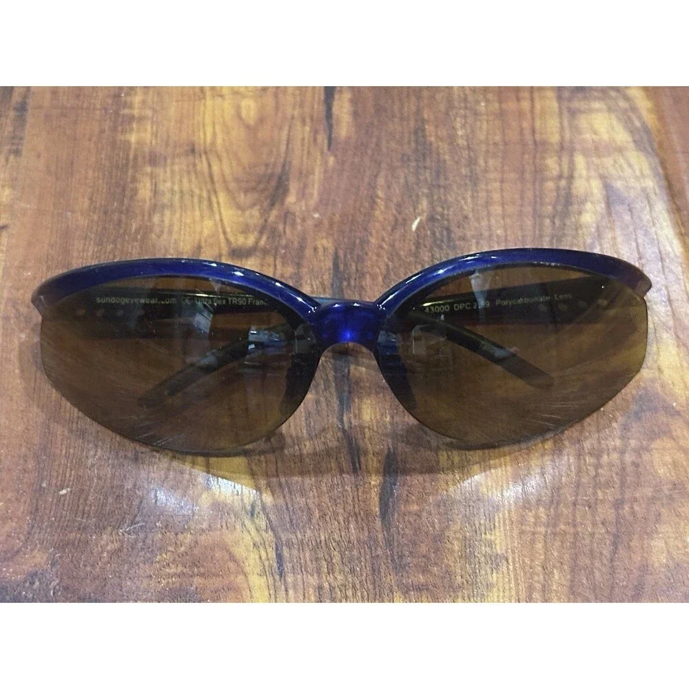 Sundog 43000 Ultra Flex TR90 Frames Polycarbonate Lens Wrap Around Sunglasses
